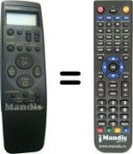 Télécommande équivalente Panasonic VEQ1570