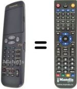 Télécommande équivalente Panasonic VEQ2055