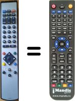 Replacement remote control WORLD OF VISION 200TN01W