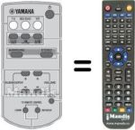 Télécommande équivalente Yamaha YAS-CU201