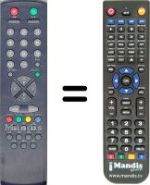 Télécommande équivalente RC2040