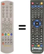 Télécommande équivalente Manhattan 7800
