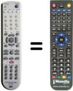 Replacement remote control Daewoo DHR7105