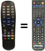 Télécommande équivalente Hyundai HSS740