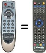Gleichwertige Fernbedienung Triax DVB150