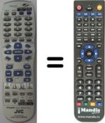 Télécommande équivalente JVC DR-M1SL