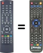 Replacement remote control LV6TMPVR4-SAT-DTT-NOT-ONLY-TV