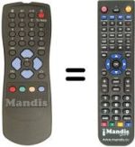 Télécommande équivalente RC1112905 / 00