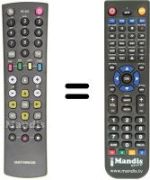 Télécommande équivalente RC143603 / 00