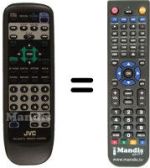 Télécommande équivalente JVC RM-SV511U