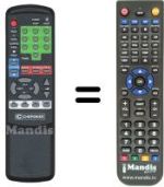 Replacement remote control Cherokee SR7000MKII