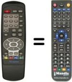 Télécommande équivalente Strong SRT4400