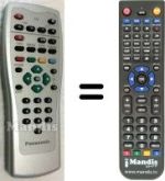 Télécommande équivalente Panasonic TU-CT20