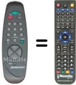 Replacement remote control WORLDSAT WS55
