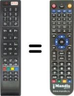 Replacement remote control Inexive 39800