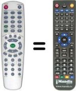 Replacement remote control QENTIS Q 2038