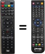 Replacement remote control DL-32HD-008