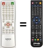Télécommande équivalente MDV14