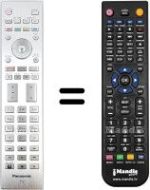 Replacement remote control Panasonic N2QAYA000213