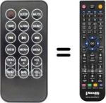Replacement remote control Bigben Interactive TW9