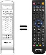 Télécommande équivalente 01070701