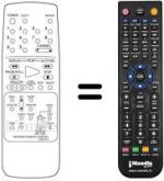 Télécommande équivalente 076072110
