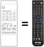 Télécommande équivalente 0761081007