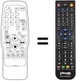 Télécommande équivalente Sinudyne SV 11224