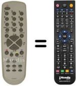 Télécommande équivalente Sinudyne 14605