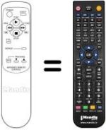 Télécommande équivalente 076R066020
