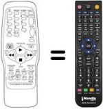Télécommande équivalente 07660CH030