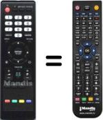 Replacement remote control Orion 32 LB 7100 H