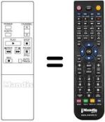 Télécommande équivalente 143.9.4100.62982