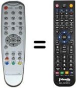 Télécommande équivalente Kathrein UFE 371 / S