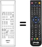 Télécommande équivalente 160.00154.00