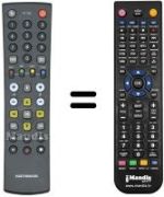 Télécommande équivalente Kathrein UFD 574