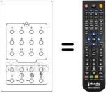 Gleichwertige Fernbedienung 16 CHANNELS