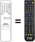 Télécommande équivalente 209 R