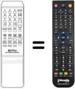 Télécommande équivalente 209 T