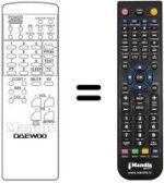 Télécommande équivalente 2190T