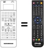 Télécommande équivalente V 1505 K