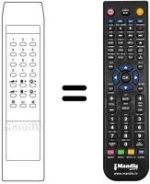 Télécommande équivalente 9851908205
