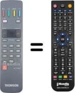Replacement remote control Thomson 21 MS 10 F