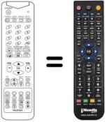 Télécommande équivalente 3F14-00048-140