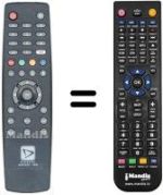 Replacement remote control 041335