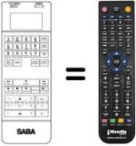 Télécommande équivalente 4900 064 534 / 582