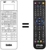 Télécommande équivalente 4900 064 897 / 912