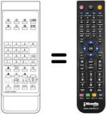 Télécommande équivalente Sanyo CEP 3021 TX