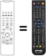 Télécommande équivalente 5652 18 21