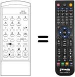 Télécommande équivalente 5574 49 50